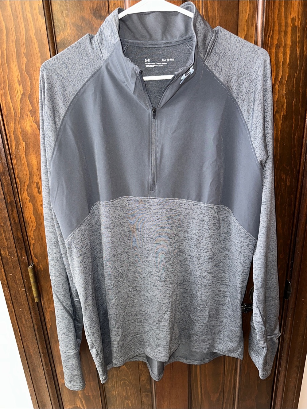 Under Armour Men’s Dark Gray Heather Half-Zip Performance Pullover